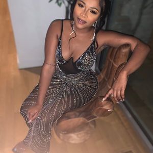 Black and silver dress for sale